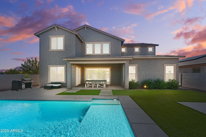 Backyard with Private Pool