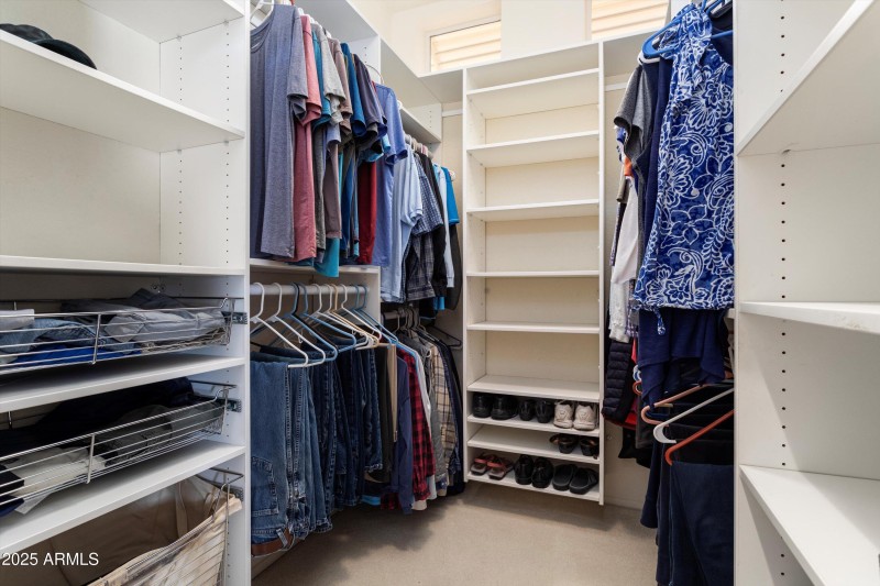 26-Customized Walk-in Closet