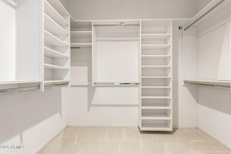 Guest walk in closet