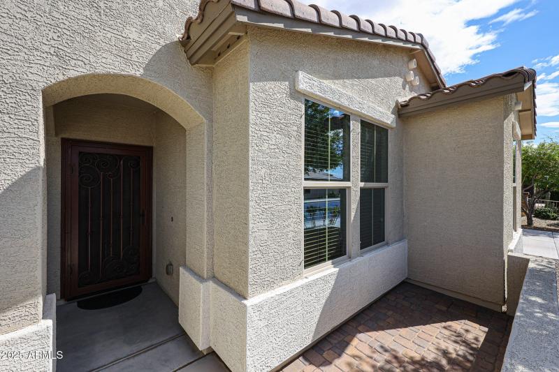 Patio and Front Door