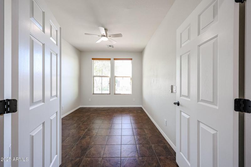Den/Flex Room with French Doors