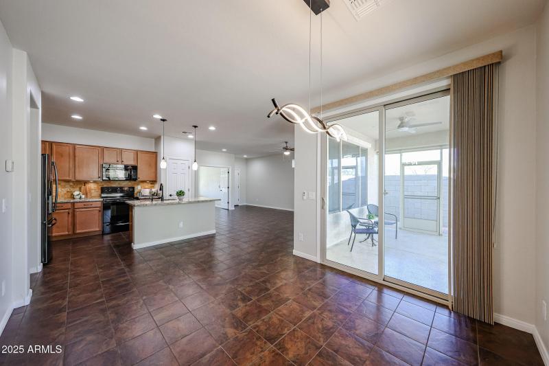 Sliding Doors to Backyard