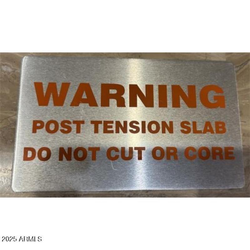 post tension notice