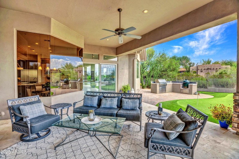 Extended covered Patio