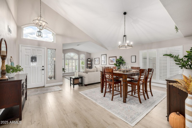 Formal Dining Room & Living Room