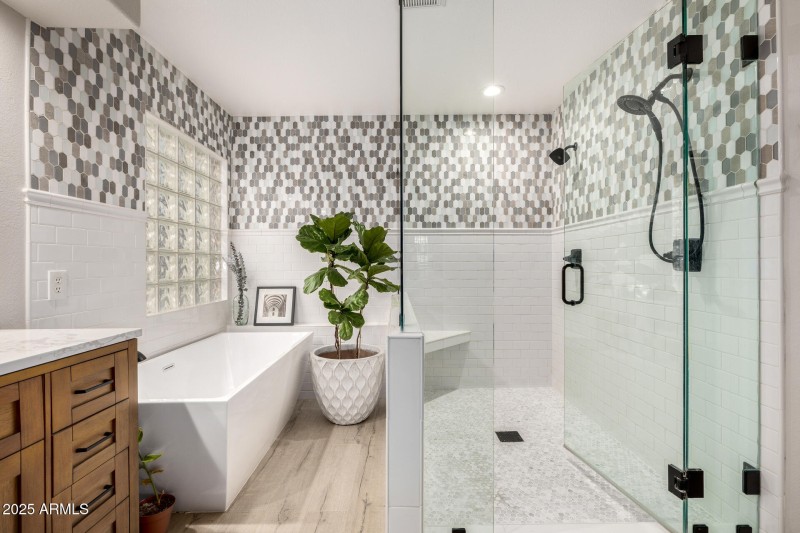 Primary Tub & Shower