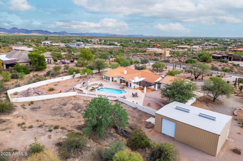 Shop and back of home