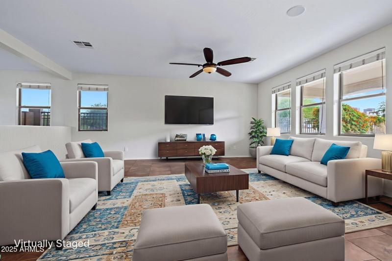 Great Room Virtually Staged