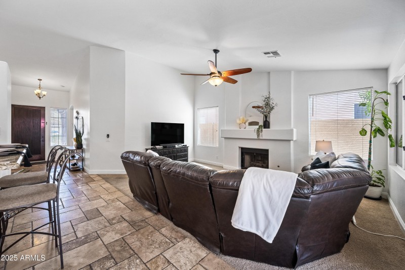 Great Room to Front Entry