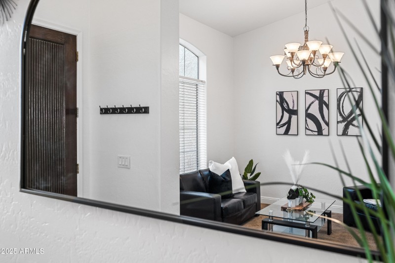 Front Entry and Living Room