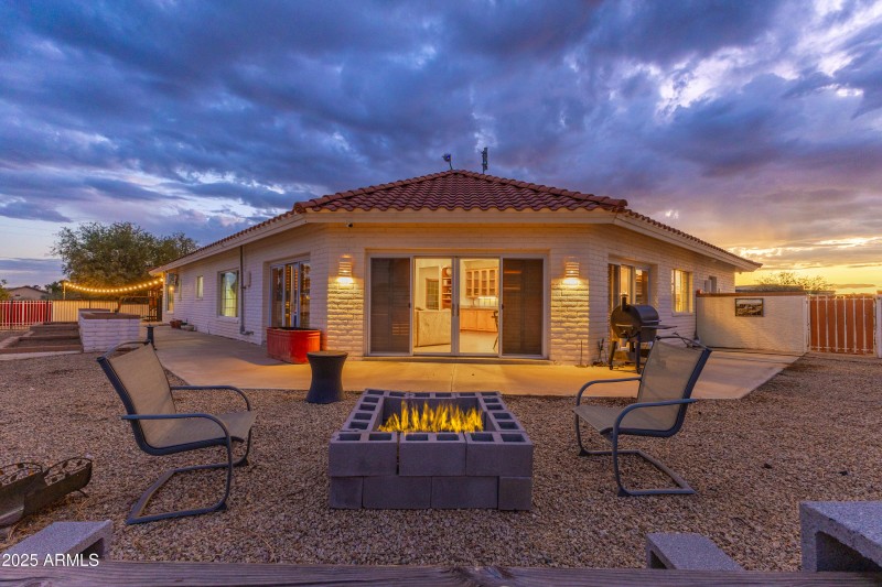 Outside seating area