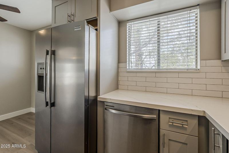 Kitchen with Quartz and Natural Light