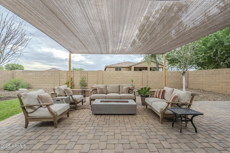 Extended Paver Patio