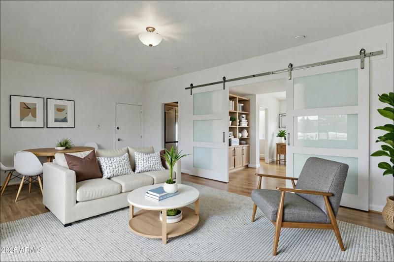 Virtually Staged Living/Dining/Bonus