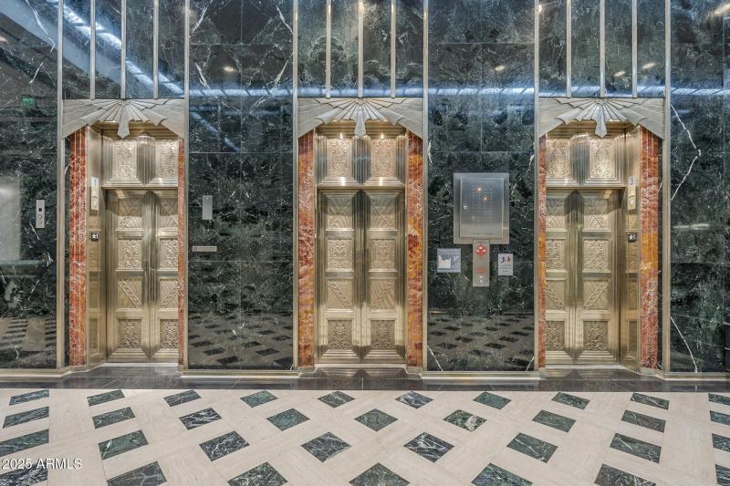 Orhpeum Lofts Elevator Bank