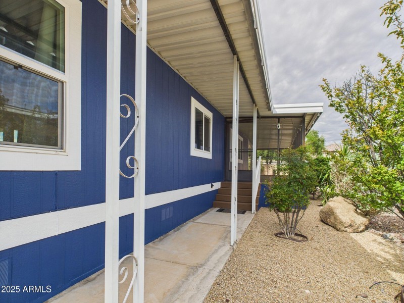 Entrance to Front & Patio