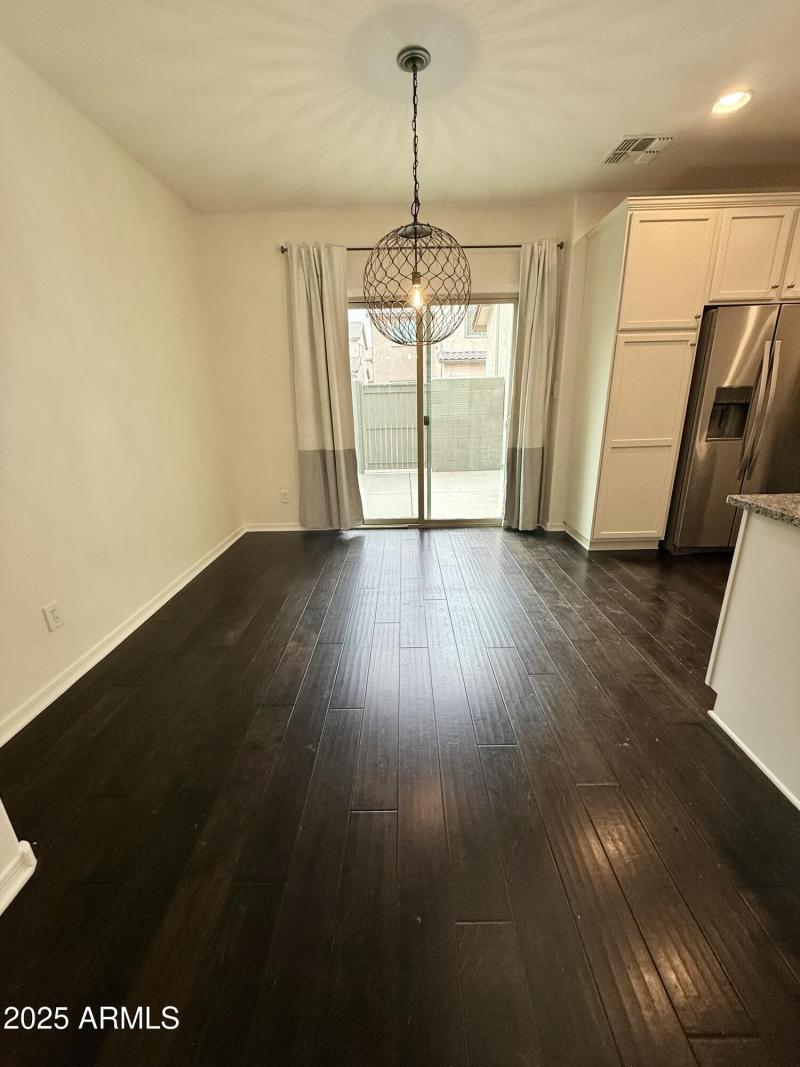 Dining room with patio access