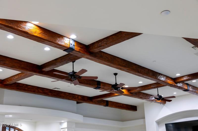 Wood ceiling details