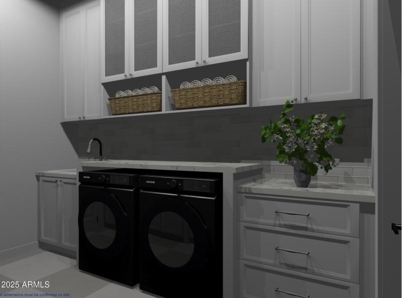 laundry room rendering