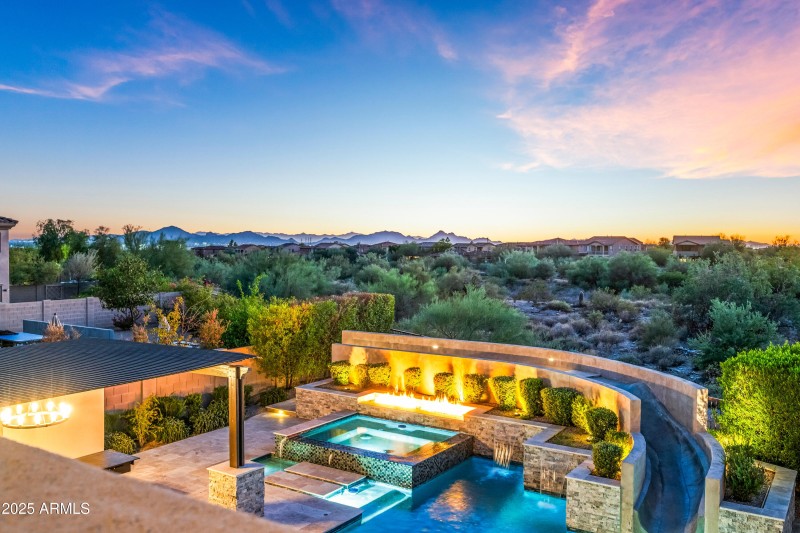 View from Upstairs Balcony