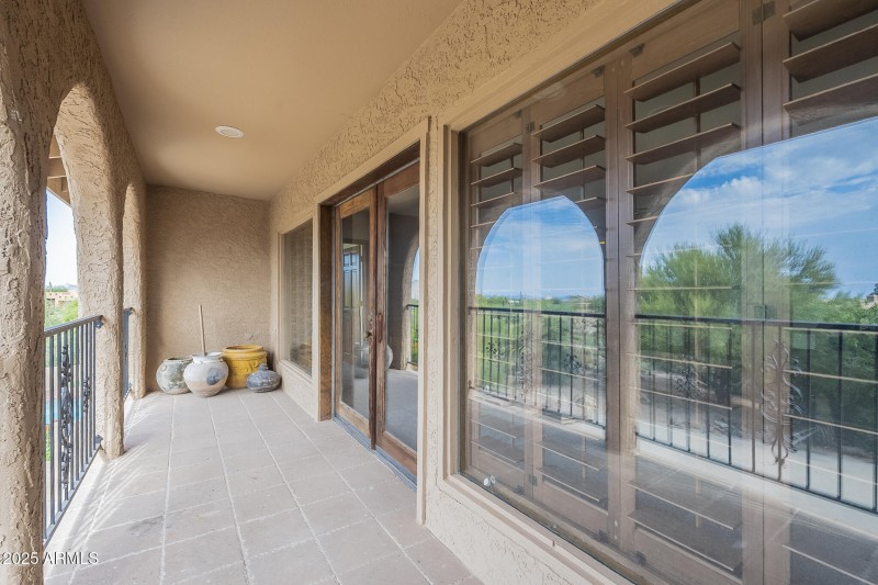 Balcony off game room