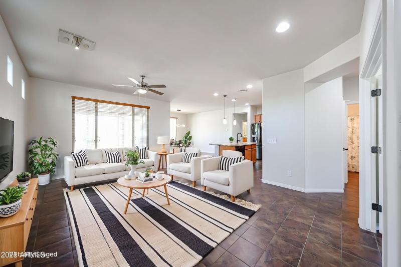 Great Room - Virtually Staged