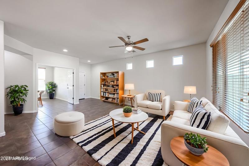 Great Room - Virtually Staged