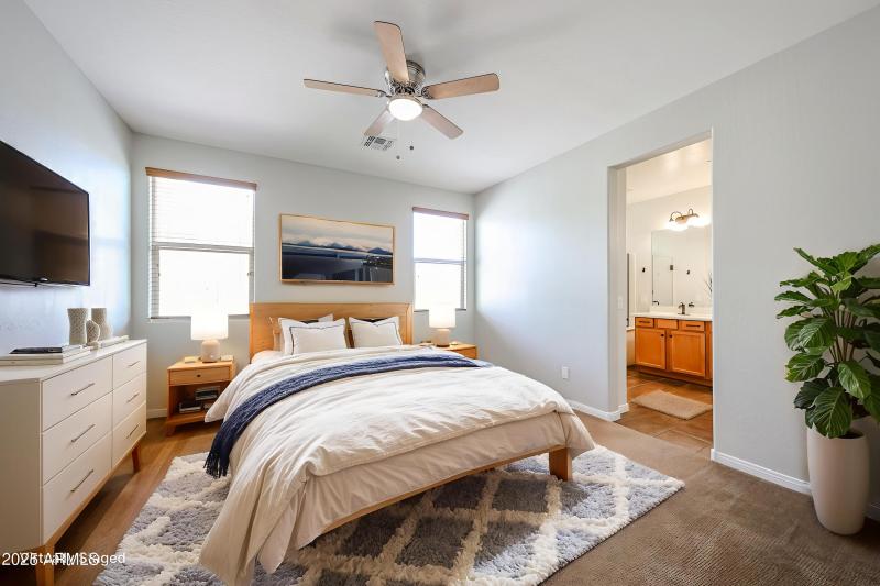 Primary Bedroom - Virtually Staged