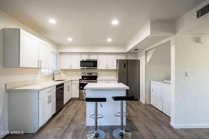 Newer Cabinets and Quartz Countertops