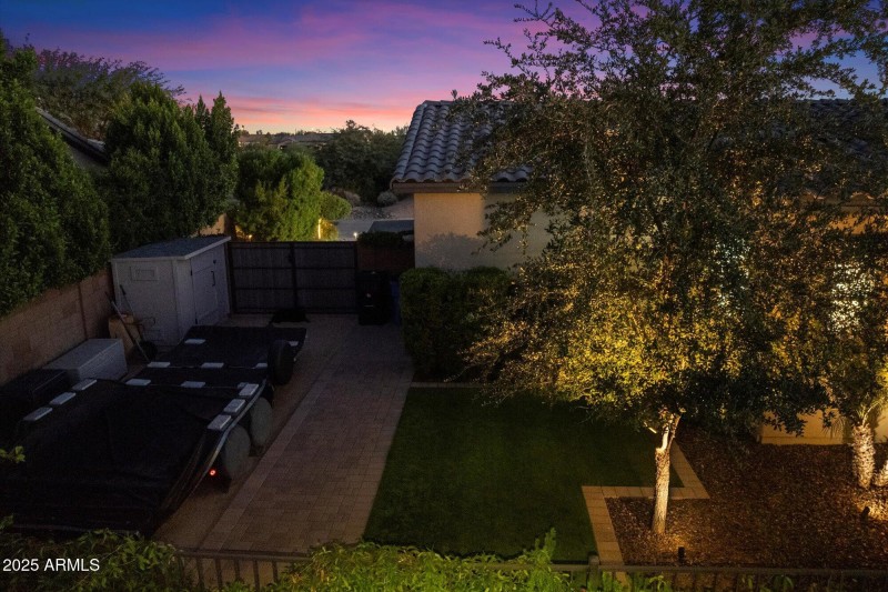 RV gate extra parking and dog run