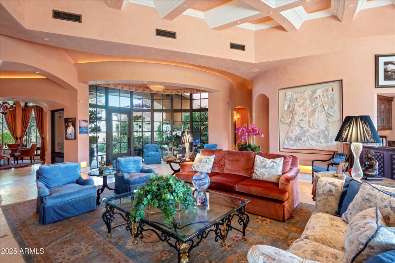 Great Room to Foyer and. Dining