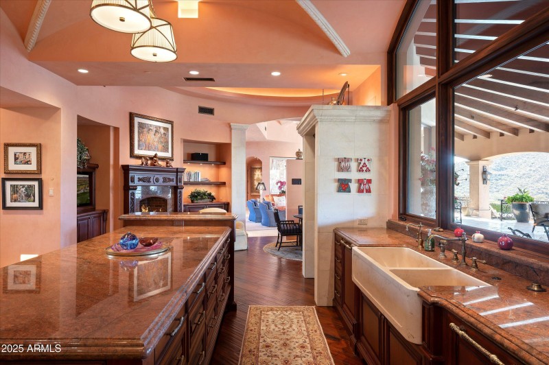 Kitchen Island and Sink Counter