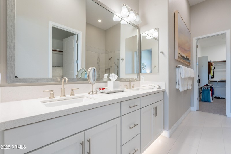 Elegant Dual Vanity Design