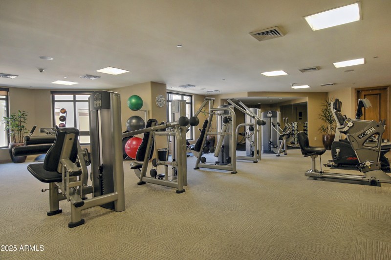 Fitness Center on 2nd Floor