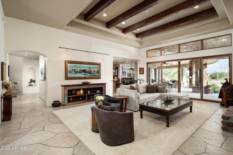 Living Room open to kitchen