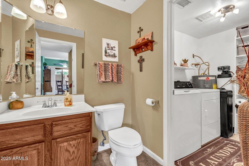 Downstairs half bath