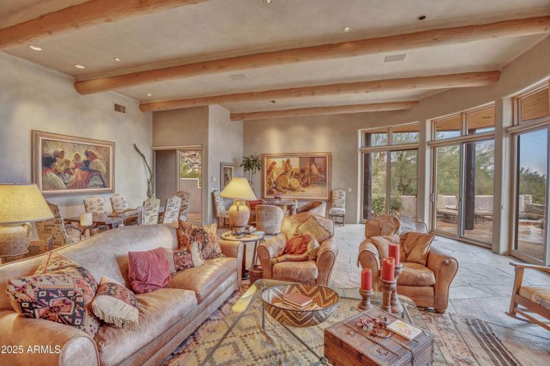 Warm and inviting living