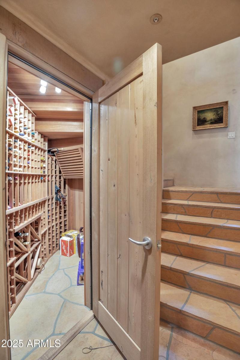 Temp controlled wine closet