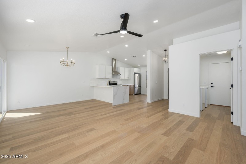 living room/ kitchen