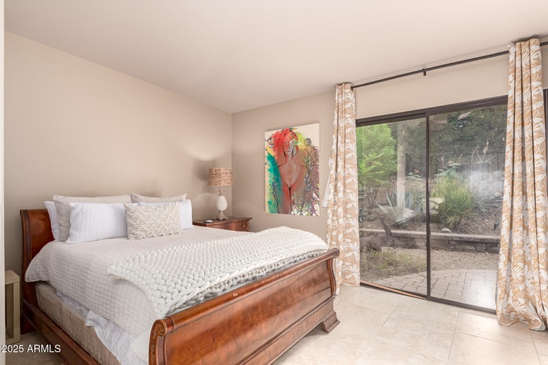 Primary Bedroom w/ Back Patio Access