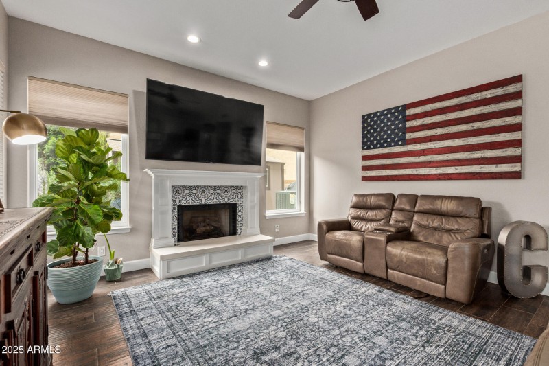 Perfect area to cozy up to the fire