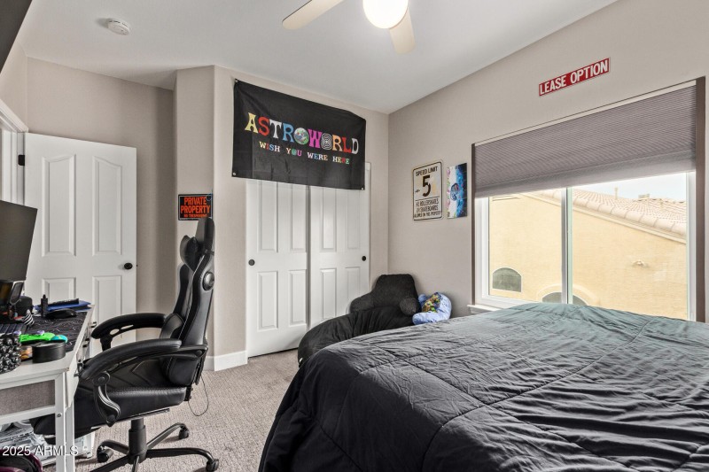 Plenty of space for secondary bedroom