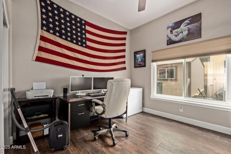 Downstairs bedroom/office