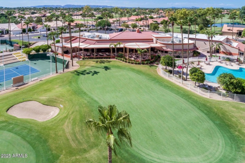 rear view of club house at Palo Verde