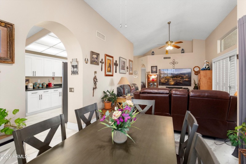 FORMAL DINING LOOKING TO LIVING ROOM