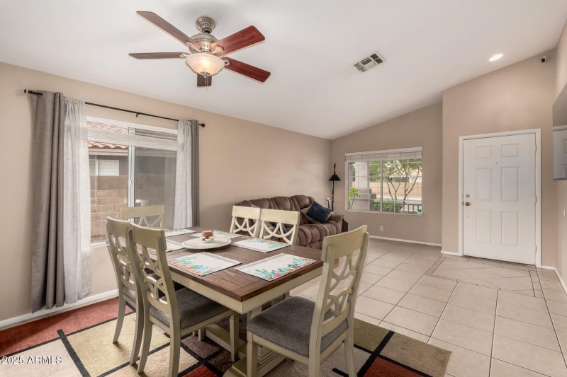 Dining Room Vaulted Ceilings