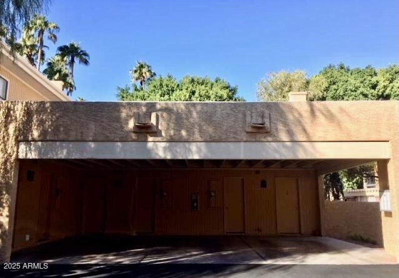 Assigned carport parking