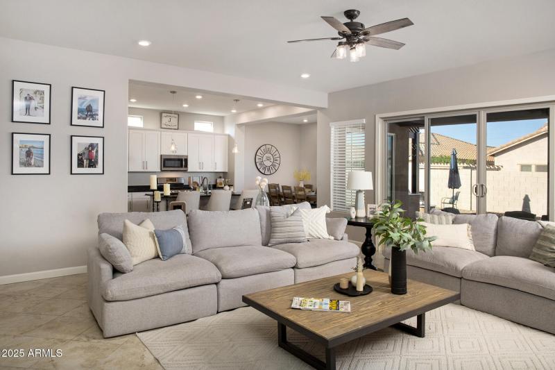 Great Room w/ Oversized Slider