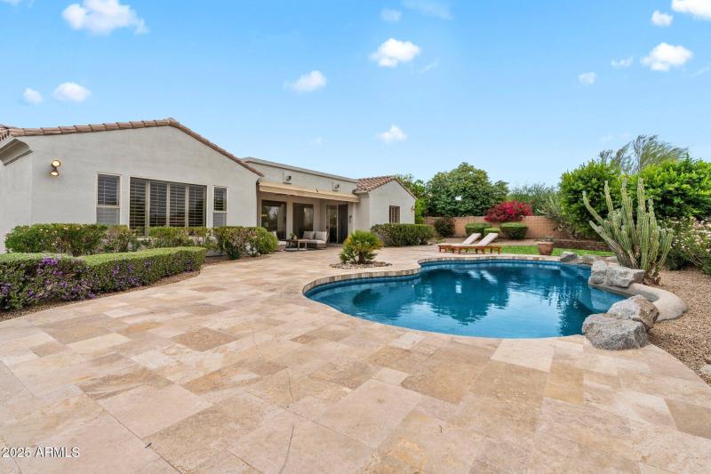 Back of House and Pool View