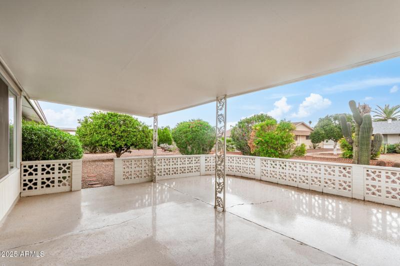 Beautiful Covered Patio